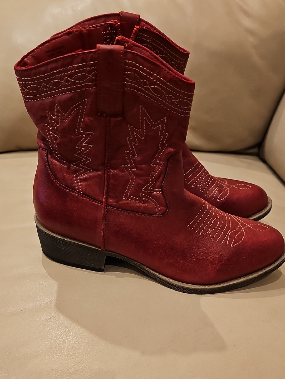 Coconuts by Matisse Red Western Ankle Boots